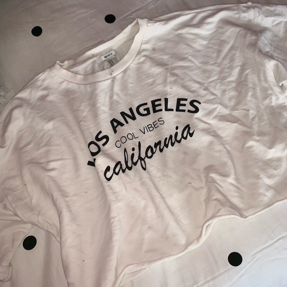 cropped forever 21 shirt